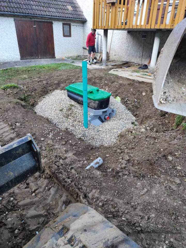 Pose de micro station La Tour-du-Pin