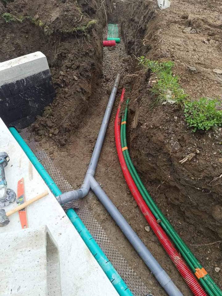 Travaux de raccordement La Tour-du-Pin